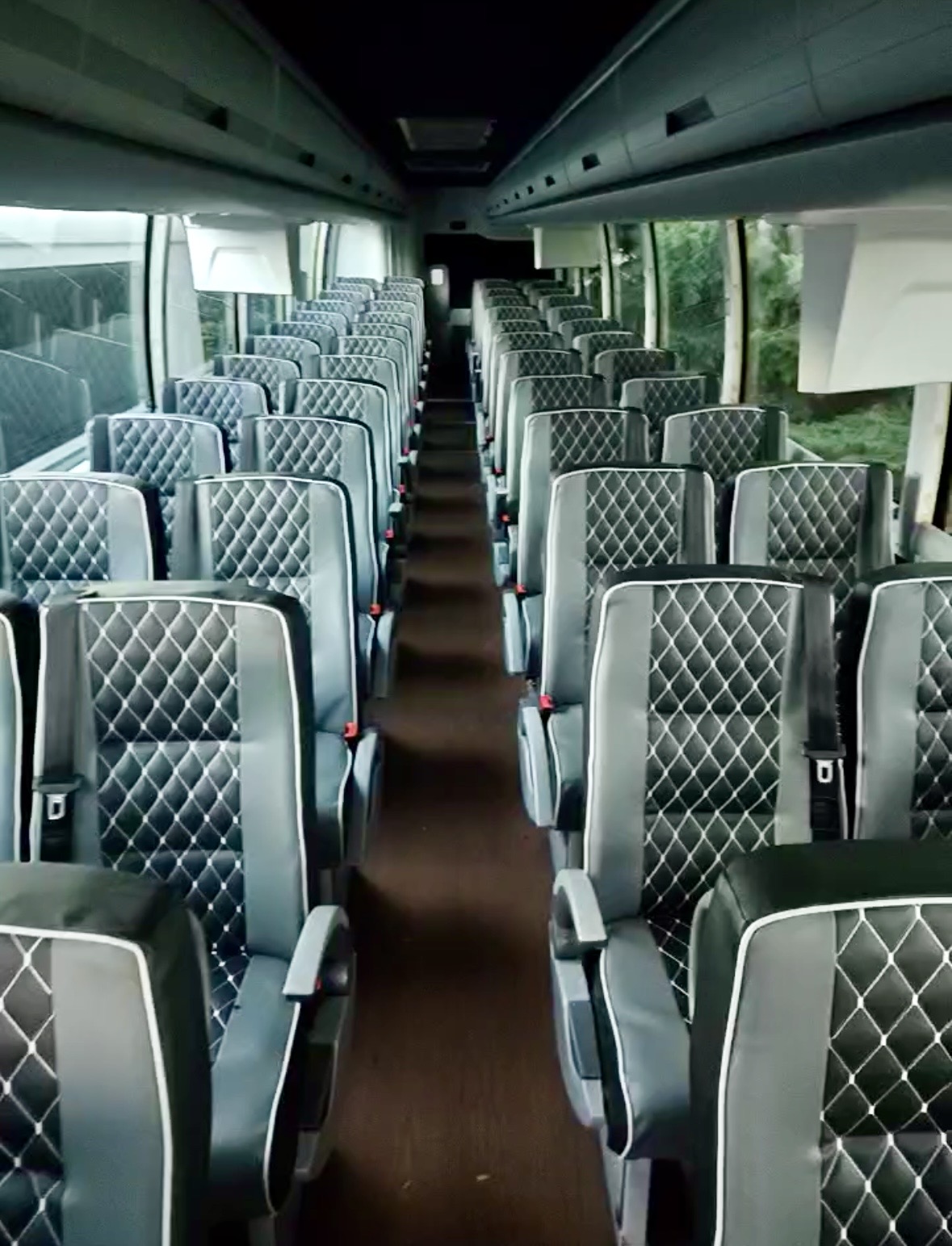 Motor Coach Interior — 54 Passengers